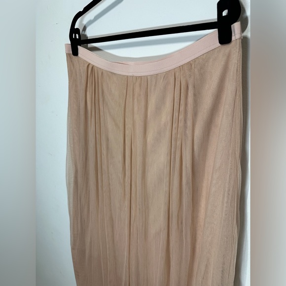 Peruvian Connection Giselle Tulle Skirt in Dusty Rose Pink - Picture 2 of 6